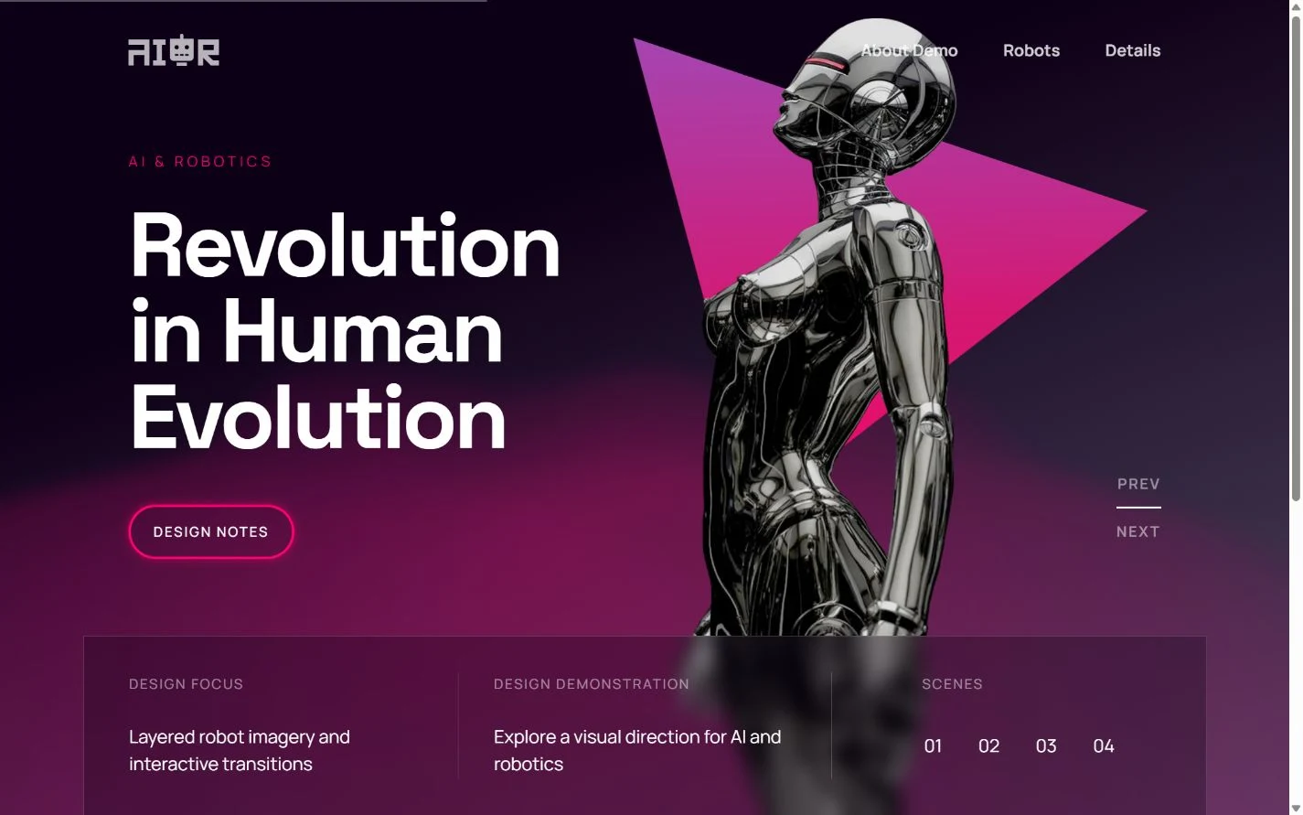 智械｜AI 與機器人展示桌機實際構圖