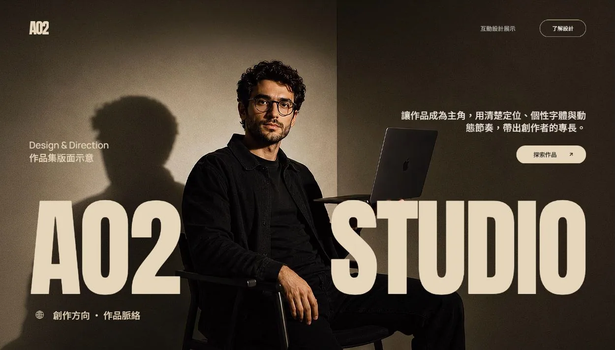 映作｜作品敘事桌機實際構圖